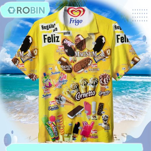 Oh, Those Old Summers, Those Old Ice Creams Unisex Hawaiian Shirt 12hws