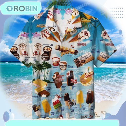 Oh, Those Old Summers, Those Old Ice Creams Unisex Hawaiian Shirt Hws31