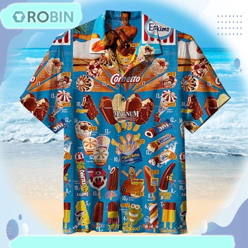 Oh, Those Old Summers, Those Old Ice Creams Unisex Hawaiian Shirt Hws47