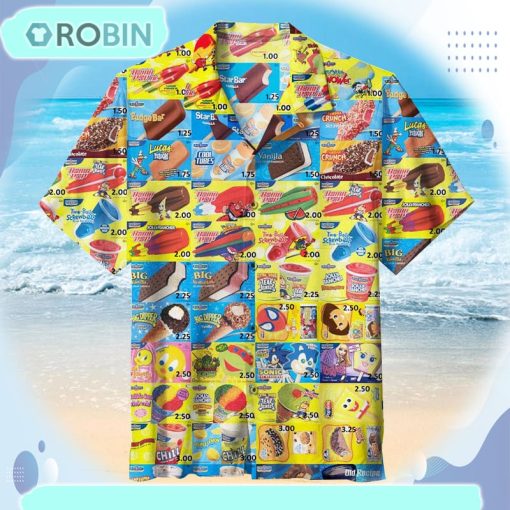 Oh, Those Old Summers, Those Old Ice Creams Unisex Hawaiian Shirt Hws51