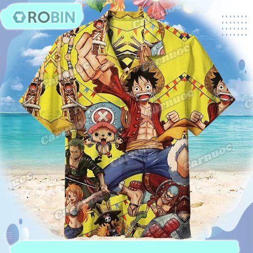 One Piece Hawaiian Shirt HWS34