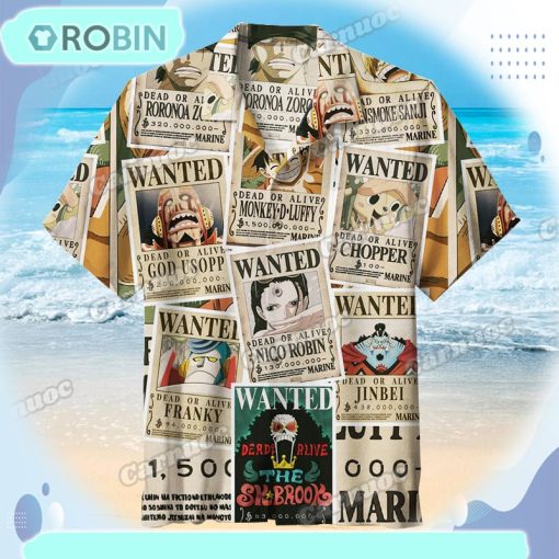 One Piece Hawaiian Shirt HWS82