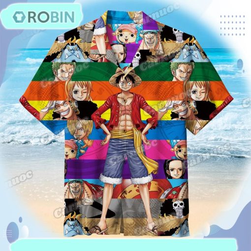 One Piece Hawaiian Shirt HWS89