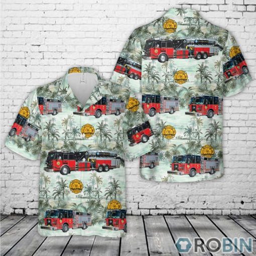Orlando Fire Department, Florida Patrick’s Day Hawaiian Shirt