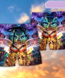 Owl I Need Is You Beach Short, Gift for Holiday Summer