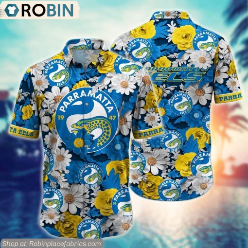 Parramatta Eels Hawaiian Shirt NRL Teams