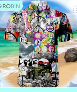 Peace & Love Revolution Unisex Hawaiian Shirt