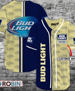 Personalized Bud Light Baseball Jersey Shirt Style