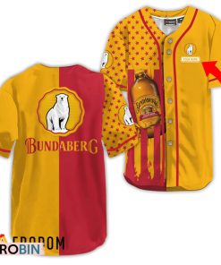 Personalized Bundaberg Rum American Flag Baseball Jersey Shirt Style