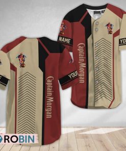 Personalized Captain Morgan Rum Baseball Jersey Shirt Style Personalized Captain Morgan Rum Baseball Jersey Shirt Style