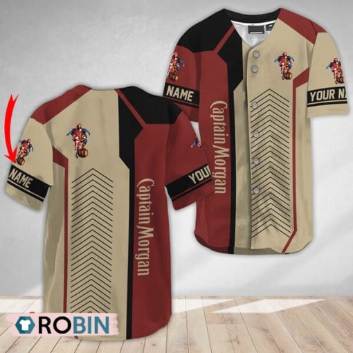 Personalized Captain Morgan Rum Baseball Jersey Shirt Style