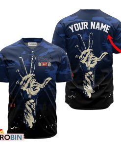Personalized Coors Banquet Halloween Zombie’s Hand Baseball Jersey Shirt Style