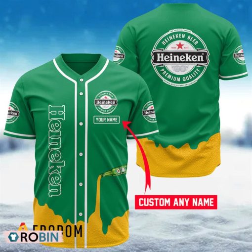 Personalized Heineken Beer Jersey Shirt