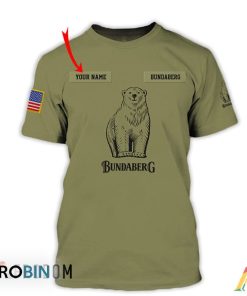 Personalized Military Green Bundaberg T-shirt