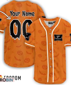 Personalized Miller High Life Halloween Patterns Baseball Jersey Shirt Style