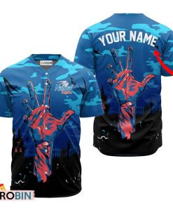 Personalized Natural Light Halloween Zombie’s Hand Baseball Jersey Shirt Style Personalized Natural Light Halloween Zombie’s Hand Baseball Jersey Shirt Style