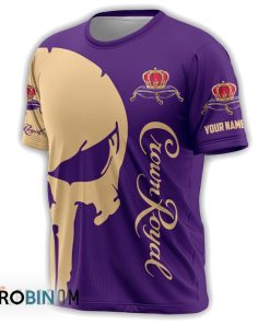 Personalized Skull Crown Royal T-shirt Personalized Skull Crown Royal T-shirt