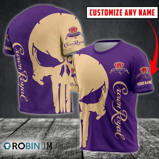 Personalized Skull Crown Royal T-shirt