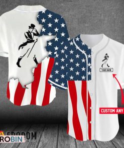 Personalized US Flag Johnnie Walker Baseball Jersey Shirt Style