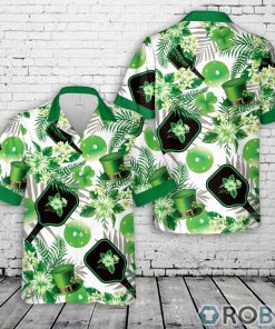 Pickleball Green St Patrick’s Day Hawaiian Shirt