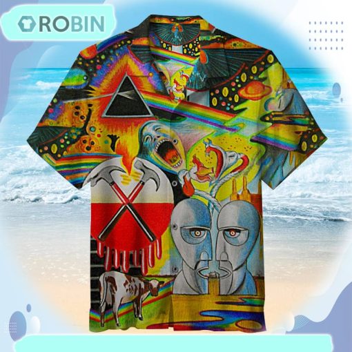 Pink Floyd Dark Side Of The Moon Unisex Hawaiian Shirt