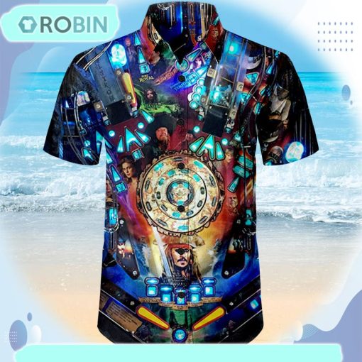 Pirates of the Caribbean Pinball Unisex Hawaiian Shirt