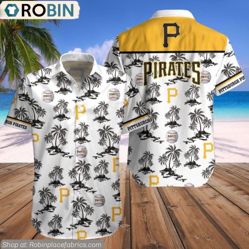 Pittsburgh Pirates Palm Island Pattern MLB Hawaiian Shirt