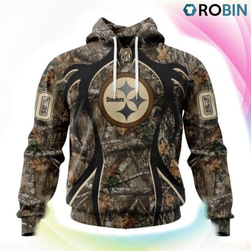 Pittsburgh Steelers Hunting Camo Style 3D Hoodie, Pittsburgh Steelers Apparel