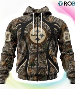 Pittsburgh Steelers Hunting Camo Style 3D Hoodie, Pittsburgh Steelers Apparel