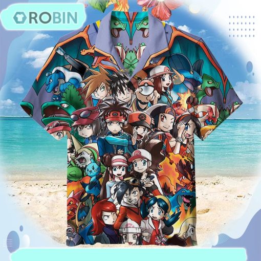 Pokémon Hawaiian Shirt HWS56
