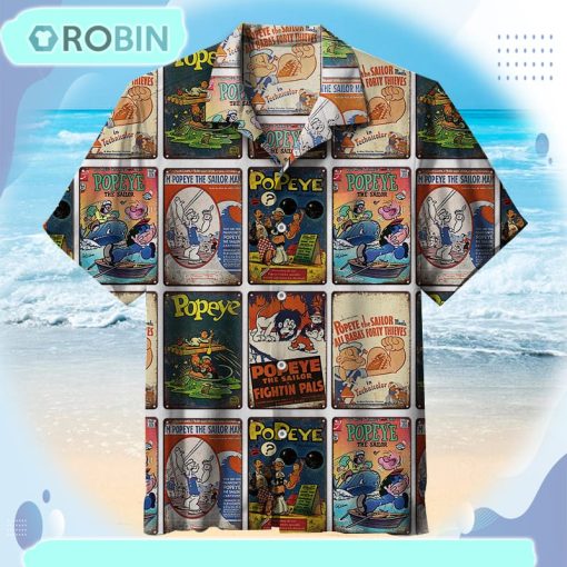 Popeye Comics Universal Hawaiian Shirt