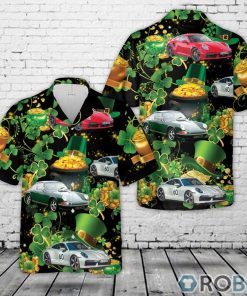 Porsche 911, Patrick’s Day Hawaiian Shirt