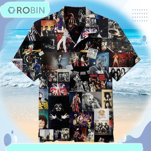 Queen CollageUniversal Hawaiian Shirt