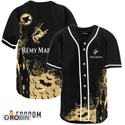 Remy Martin Black Halloween Witch Baseball Jersey Shirt Style