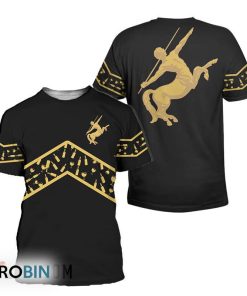 Remy Martin Black Wine Pattern All Over Printed T-Shirt