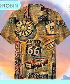 Retro Route 66 Universal Hawaiian Shirt