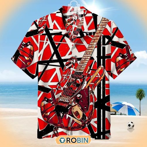 Retro Summer Outfit Van Halen Hawaiian Shirt