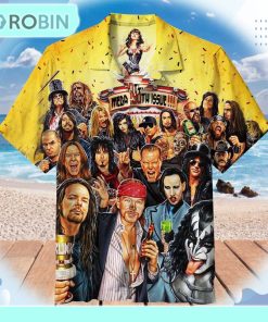 Rock and Roll  Universal Hawaiian Shirt