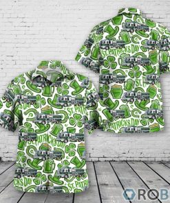 Romney, West Virginia, Romney Fire Company, St Patrick’s Day Hawaiian Shirt