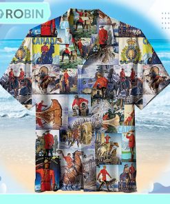 ROYAL CANADIAN MOUNTED POLICE, COLLAGE Unisex Hawaiian Shirt