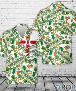 Saint Patrick’s Day Northern Ireland Hawaiian Shirt