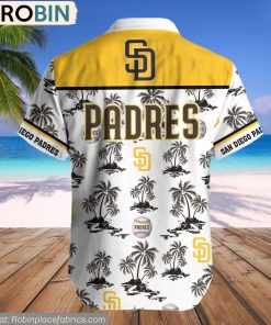San Diego Padres Palm Island Pattern MLB Hawaiian Shirt San Diego Padres Palm Island Pattern MLB Hawaiian Shirt