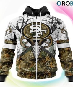 San Francisco 49ers Deer Hunting Camo Style 3D Hoodie, San Francisco 49ers Merchandise