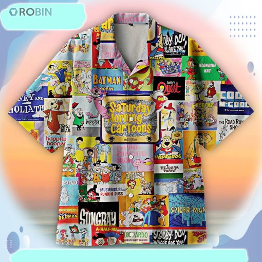 Saturday Morning Cartoons Hawaiian Shirt