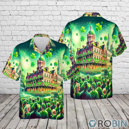 Savannah, Georgia St. Patrick’s Day Hawaiian Shirt