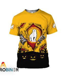Scary Night Halloween Bundaberg Rum 3D All Over Printed T-Shirt