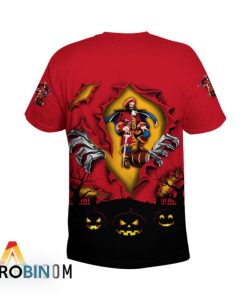 Scary Night Halloween Captain Morgan 3D All Over Printed T-Shirt Scary Night Halloween Captain Morgan 3D All Over Printed T-Shirt