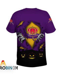 Scary Night Halloween Crown Royal 3D All Over Printed T-Shirt Scary Night Halloween Crown Royal 3D All Over Printed T-Shirt
