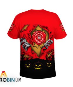 Scary Night Halloween Jim Beam 3D All Over Printed T-Shirt