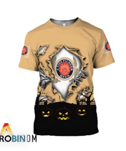Scary Night Halloween Miller Lite Beer 3D All Over Printed T-Shirt